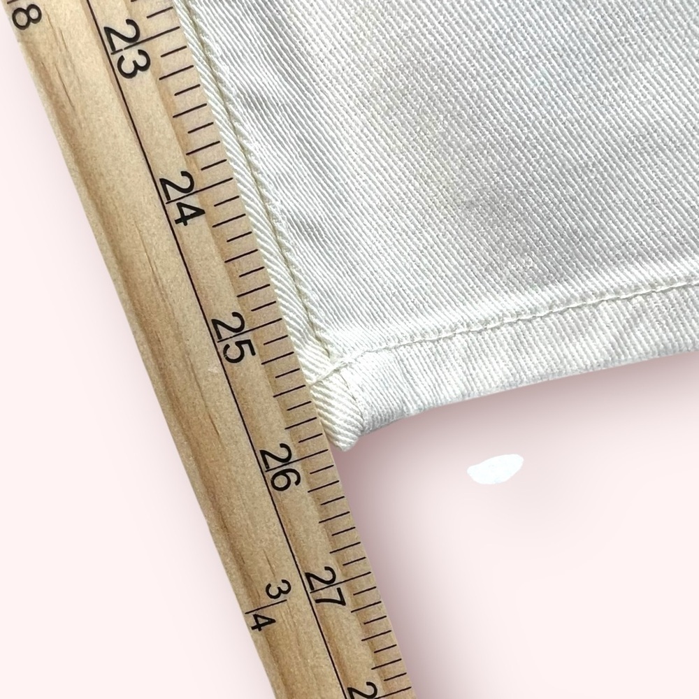 Joe Fresh High Rise Straight Leg Jeans White Cream Women’s 30 NWT Jillian Collab - Picture 9 of 13